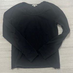 James Perse size 1 black pullover